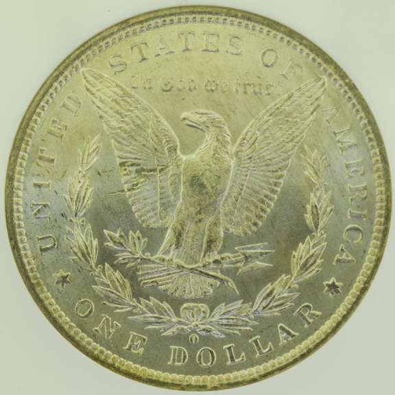 1884-O Morgan Dollar Binion Collection NGC MS 62 Silver Dollar