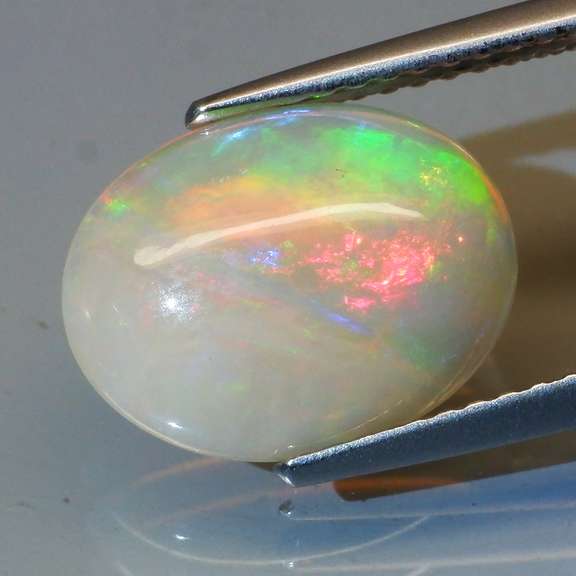Ravishing 2.11ct block patterned semi-black Opal