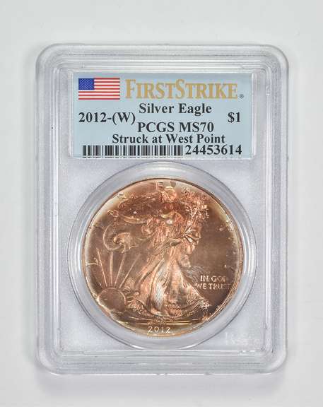 MS70 2012(W) American Silver Eagle - First Strike - Graded PCGS
