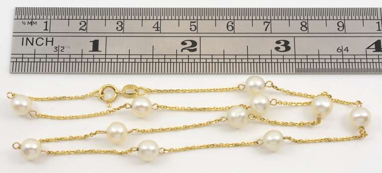 Popular Tin Cup Pearl Necklace