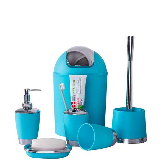 6Pcs Bathroom Toiletries Set Toothbrush Set Bath Set