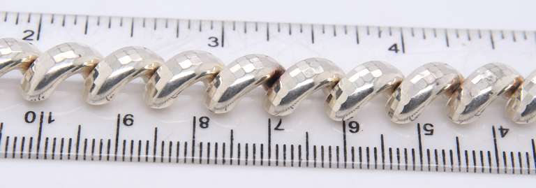 Vintage Italian Sterling Silver Bracelet