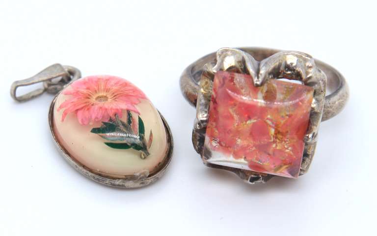 Lot of 2 Sterling Silver Jewelry