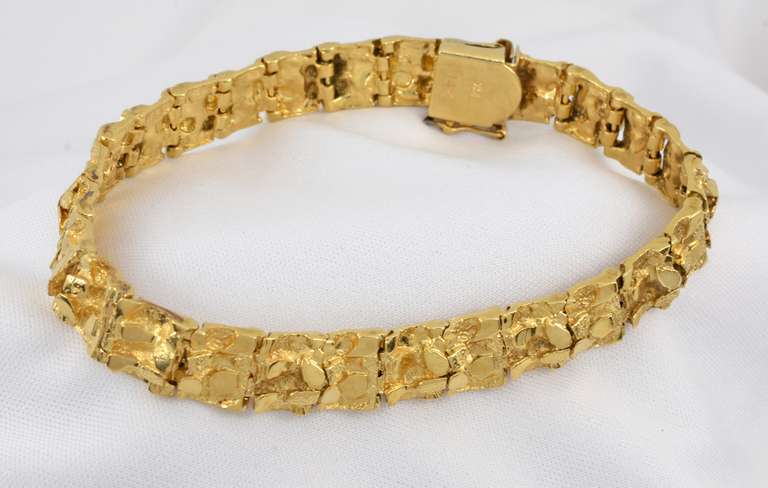 Popular 14k nugget Bracelet