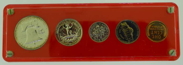 1958 US Silver Proof Set in Capital Plastics Holder