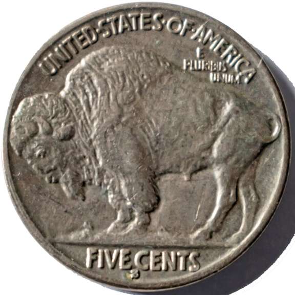1935 S BU Buffalo Nickel