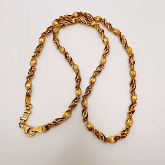 14kt Solid Yellow Gold Chain Necklace