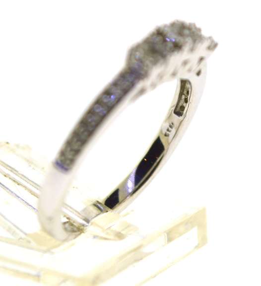 Sterling Silver Diamond Ring
