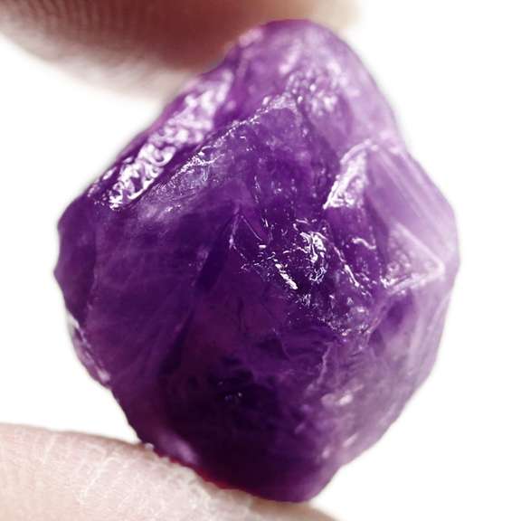 Large 24.48ct untreated uncut Amethyst