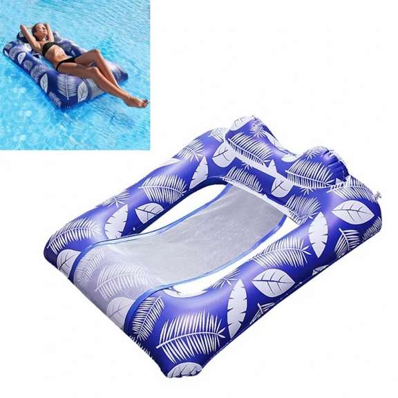 Inflatable Pool Hammock Foldable Float Lounger