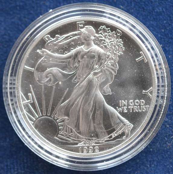 1992 American Silver Eagle OGP