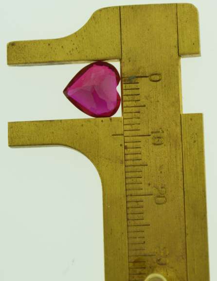 3.99ct Weight Heart Shape Ruby