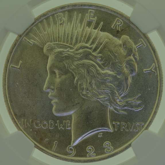 1923 Peace Silver Dollar $1 NGC MS64