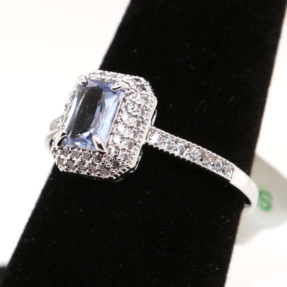 Enchanting Sterling Silver CZ Ring