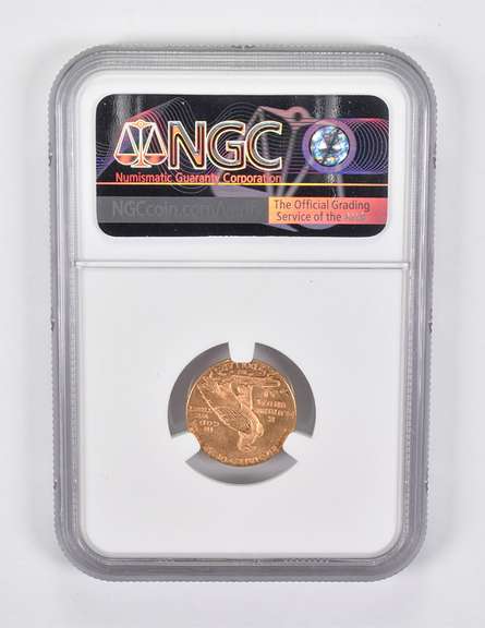 MS63 1925-D $2.50 Indian Head Gold Quarter Eagle NGC