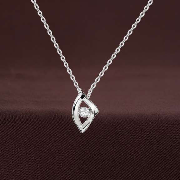 Abstract Shape Dancing Stone Pendant