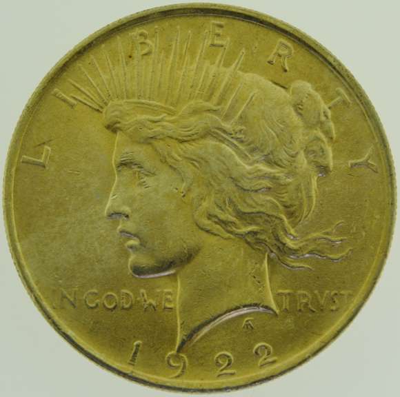 1922 Peace Silver Dollar $1 US Coin
