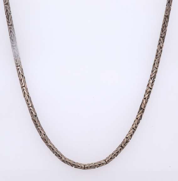 Vintage Sterling Silver Byzantine Necklace