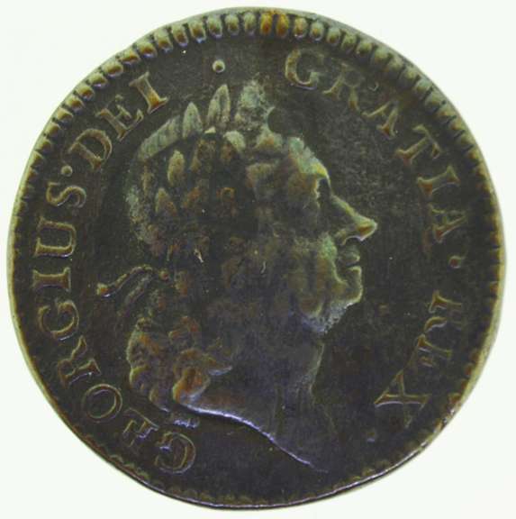1723 Wood's Hibernia Halfpenny Martin 4.78 Gb.6, W-13120 Rarity-5 Very Fine