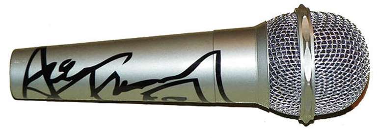 Ace Frehley Kiss Autographed Signed Facsimile Microphone