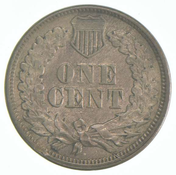 Error 1863 Indian Head Cent Clipped