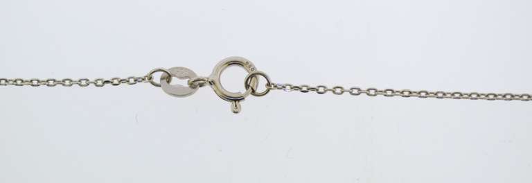 Sterling Silver Floral White Topaz Necklace