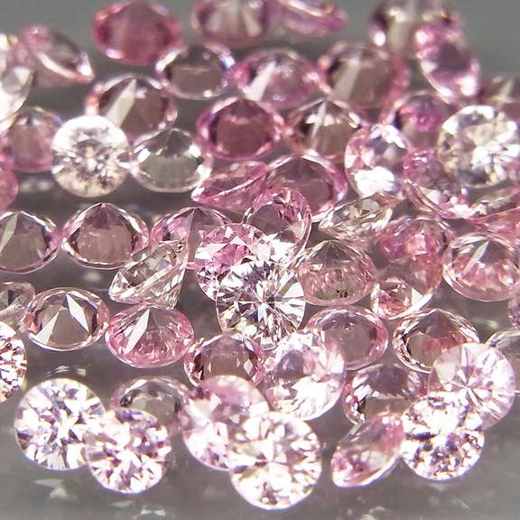 Rare heated only 2.97ct pink Sapphire set