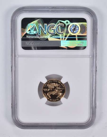 PF70 UCAM 1992-P $5 American Gold Eagle 1/10 Oz. .999 Fine Gold NGC