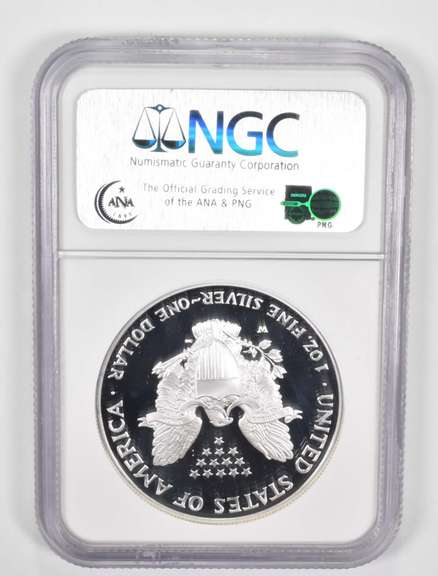 PF70 UCAM 2006-W American Silver Eagle - 20th Anniversary - Graded NGC