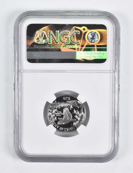 PF70 UCAM 1999-W $25 American Platinum Eagle 1/4 Oz Platinum NGC