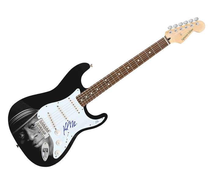 Keb Mo Autographed Signed Custom Photo Graphics Guitar ACOA