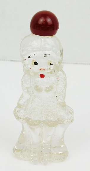 Vintage Betty Boop Glass Cologne Bottle