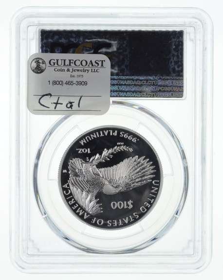 PR70 DCAM 2019-W $100 Liberty Platinum Eagle 1 Oz. First Strike PCGS