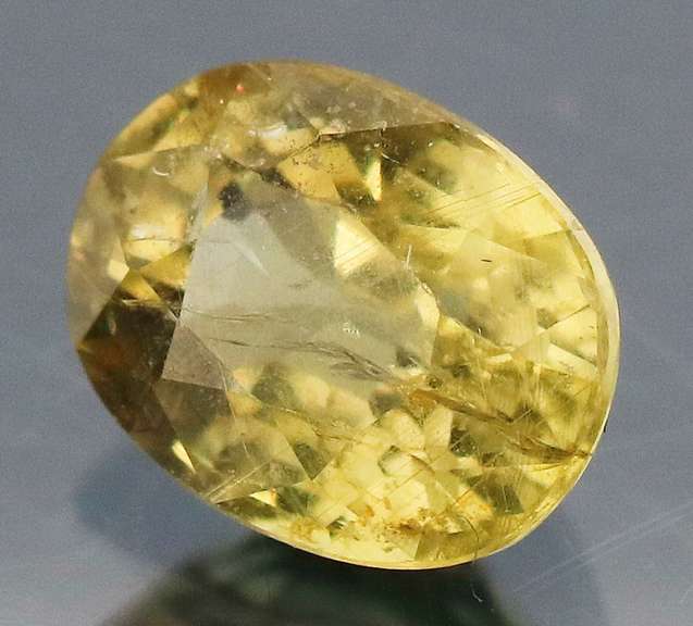 Real! Untreated 1.52ct golden yellow Sapphire