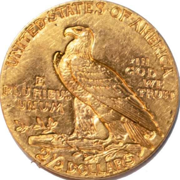 1929 US $2 1/2 Dollar Indian