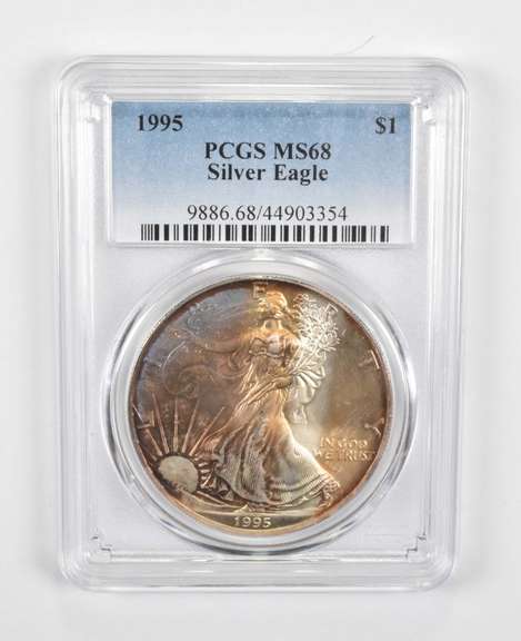 MS68 1995 American Silver Eagle - Graded PCGS