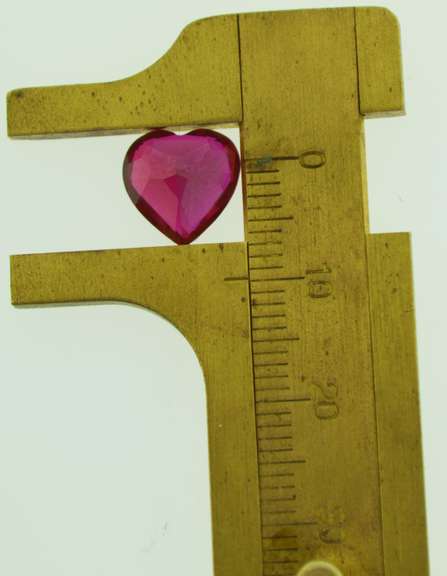 3.99ct Weight Heart Shape Ruby