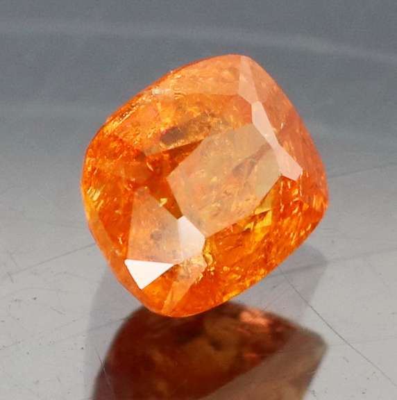 Vivid! 1.63ct top Fanta orange Sri Lankan Garnet