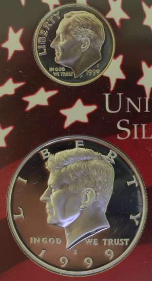 1999 9-Piece Silver US Proof Set