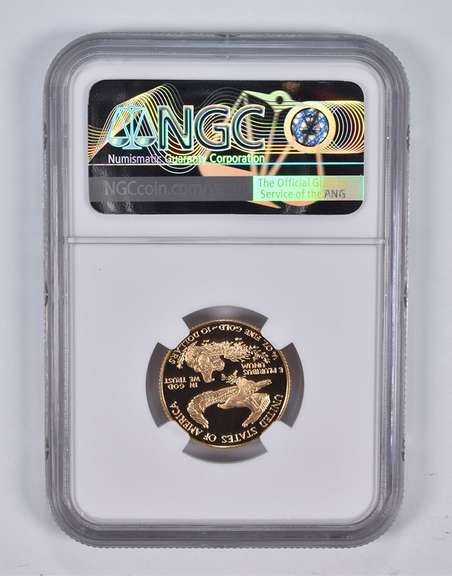 PF70 UCAM 1995-W $10 American Gold Eagle 1/4 Oz. .999 Fine Gold NGC