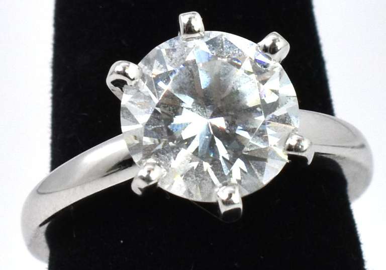 Sterling Silver Solitaire CZ Ring