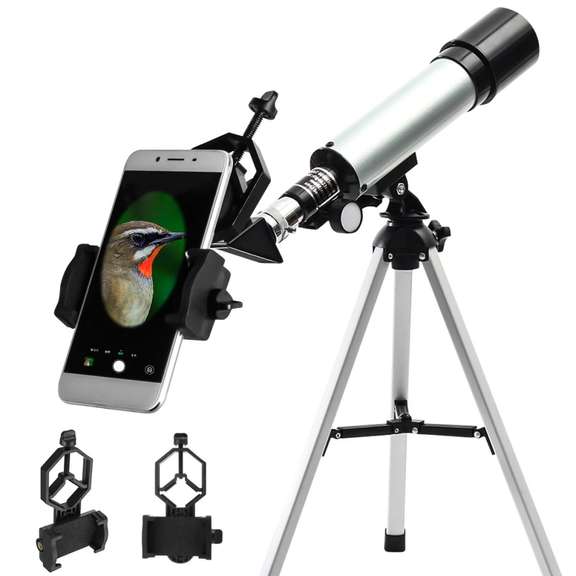 90X 50mm Monocular Telescope Astronomical Refractor
