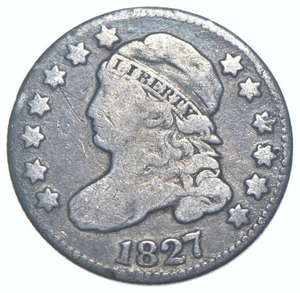 1827 Liberty Cap Dime