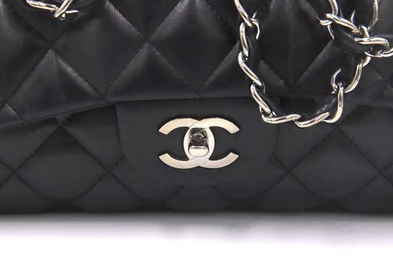 Preowned Chanel Single Flap Jumbo Bag