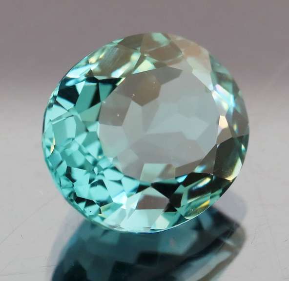 Designer 14.21ct blue green Hydrothermal Quartz
