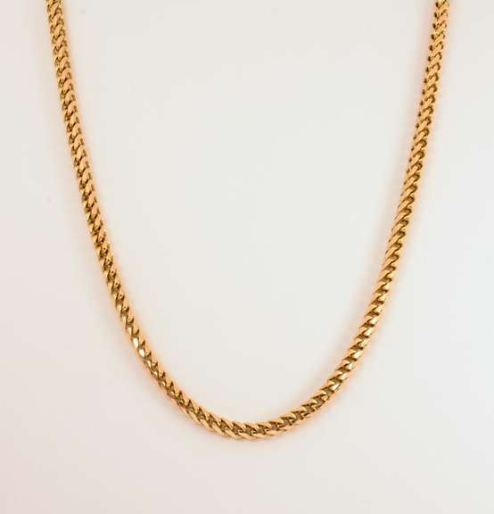 Heavy & Durable Rounded Link 14k Necklace