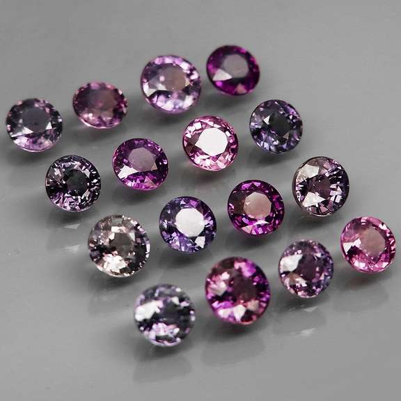 Unheated! 4.35ct set of Songean Sapphires