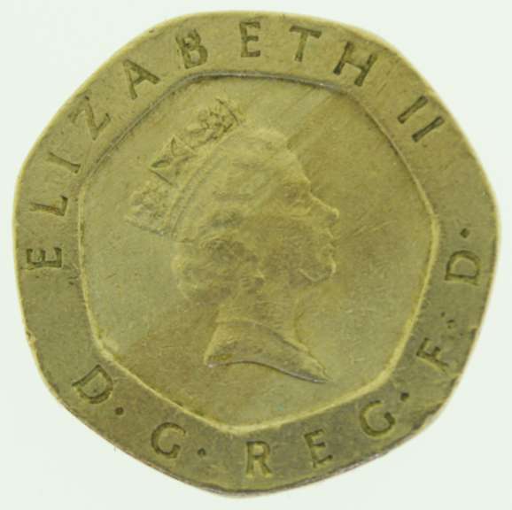 Lot of Three 20 Pence UK Coin