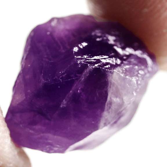 Large 24.48ct untreated uncut Amethyst