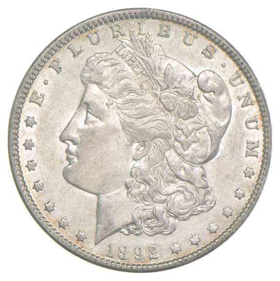 1892-O Morgan Silver Dollar
